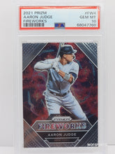 将图片加载到图库查看器,2021 Panini Prizm Fireworks Aaron Judge #FW4 PSA 10 GEM MINT