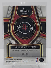Load image into Gallery viewer, 2021-22 Panini Select Rookie Signatures /30 Alperen Sengun #RS-ASG