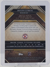 Load image into Gallery viewer, 2017 Topps Triple Threads Gold 16/99 Roger Clemens #84 Boston Red Sox