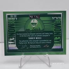 تحميل الصورة إلى عارض المعرض، 2023 Leaf Metal Tanner McKee So Money! Pink Prismatic Auto SM-TM1 2/3