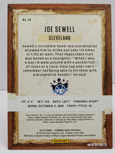 Load image into Gallery viewer, 2019 Panini Diamond King Red Framed Joe Sewell #28 Cleveland