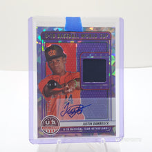 Load image into Gallery viewer, 2023 Panini Stars & Stripes Justin Dambruck GU Relic Autograph 21/23 Netherlands