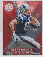 تحميل الصورة إلى عارض المعرض، 2012 Panini Totally Certified Platinum Red #87 Rob Gronkowski New England Patriots