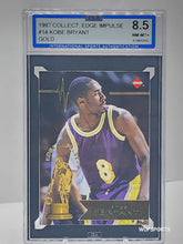 将图片加载到图库查看器,1997 Collector's Edge Impulse Gold Kobe Bryant #14 ISA 8.5 - LOW POP