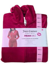 将图片加载到图库查看器,Juicy Couture x Mean Girls Soft Red Velour Jacket Women's Size S NEW