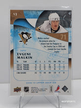 将图片加载到图库查看器,2009-10 Upper Deck Ice - #13 Evgeni Malkin