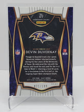 تحميل الصورة إلى عارض المعرض، 2020 Panini Select Premier Level Tri-Color Prizm 21/199 Devin Duvernay Rookie RC #127