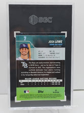 تحميل الصورة إلى عارض المعرض، 2022 Topps Stadium Club Chrome #7 Josh Lowe RC Gold Refractor 22/50 SGC 9 Mint