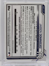 将图片加载到图库查看器,2021 JASSON DOMINGUEZ RC 59/125 BOWMAN CHROME Aqua REFRACTOR #BCP-213 YANKEES