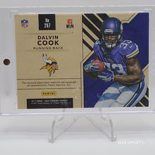 تحميل الصورة إلى عارض المعرض، 2017 Panini Gold Standard Triple Relic RC Auto 31/49 Dalvin Cook #287 Minnesota Vikings