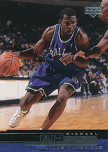 تحميل الصورة إلى عارض المعرض، بطاقة كرة السلة NBA رقم 26 من Upper Deck لعام 1999 من Michael Finley