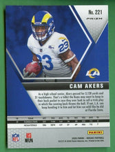 Load image into Gallery viewer, 2020 PANINI MOSAIC FOOTBALL CAM AKERS SILVER PRIZM ROOKIE CARD RC #221