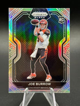 تحميل الصورة إلى عارض المعرض، Joe Burrow 2020 Panini Prizm Silver RC Rookie #PB-1 BENGALS - walk-of-famesports