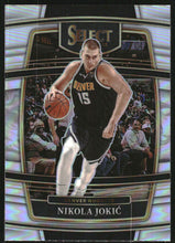 تحميل الصورة إلى عارض المعرض، 2021-22 Panini Select #82 Nikola Jokic Concourse Silver Prizm Denver Nuggets MVP