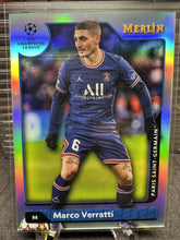 Load image into Gallery viewer, 2021-22 Topps Merlin Chrome UEFA MARCO VERRATTI REFRACTOR #88