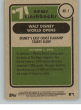 Load image into Gallery viewer, Walt Disney World Opens 2020 Topps Heritage Baseball Flashbacks Baseball Card #NF1