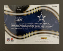 تحميل الصورة إلى عارض المعرض، 2020 Select EZEKIEL ELLIOTT Snapshots SILVER PRIZM SP Cowboys #SS-12