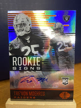 تحميل الصورة إلى عارض المعرض، 2021 Panini Illusions Trevon Moehrig Rookie Signs Auto #RS-TM Las Vegas Raiders