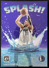 تحميل الصورة إلى عارض المعرض، 2022-23 Panini Donruss Optic Luka Doncic SPLASH! PURPLE PRIZM #11 Mavericks