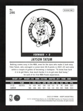 Load image into Gallery viewer, 2022-23 Panini Hoops Purple Jayson Tatum #286 Boston Celtics