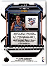 تحميل الصورة إلى عارض المعرض، 2022-23 Panini Prizm Tre Mann Base #69 Oklahoma City Thunder - walk-of-famesports