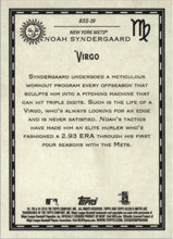 Load image into Gallery viewer, 2019 Topps Allen and Ginter Baseball Star Signs #BSS39 Noah Syndergaard