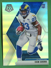 Load image into Gallery viewer, 2020 PANINI MOSAIC FOOTBALL CAM AKERS SILVER PRIZM ROOKIE CARD RC #221