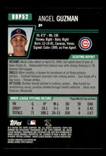 Load image into Gallery viewer, 2006 Topps Bowman Angel Guzman Rookie #BDP52 Chicago Cubs