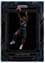 تحميل الصورة إلى عارض المعرض، 2022-23 Panini Prizm Gary Payton Base #283 Seattle Supersonics - walk-of-famesports