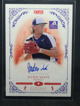 تحميل الصورة إلى عارض المعرض، 2022 حبر Onyx Vintage Extended Auto باللون الأزرق #VA-JN Jaden Noot - Prospect