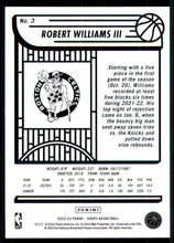 Load image into Gallery viewer, 2022-23 NBA Hoops #3 Robert Williams III Boston Celtics Blue Parallel