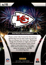 تحميل الصورة إلى عارض المعرض، 2021 Panini Prizm Fireworks Patrick Mahomes II #F-15 Chiefs