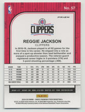 Load image into Gallery viewer, 2019-20 Hoops Premium Stock Reggie Jackson Silver Prizm #57 Los Angeles Clippers