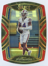 Load image into Gallery viewer, 2020 Panini Select Stefon Diggs Red Die-Cut Prizm #242 Buffalo Bills