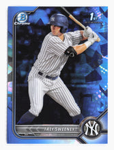 将图片加载到图库查看器,2022 Bowman Chrome Sapphire Trey Sweeney 1st Bowman BCP-137 New York Yankees