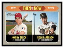 将图片加载到图库查看器,2019 Topps Heritage Johnny Bench / Nolan Arenado #TN-6