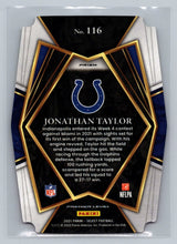 تحميل الصورة إلى عارض المعرض، جوناثان تايلور 2021 بانيني سيليكت بريميير المستوى 116 أحمر/أصفر مقطوع بالقالب