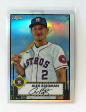 Load image into Gallery viewer, 2021 Topps Chrome Platinum Anniversary Refractor #167 - Alex Bregman - Houston Astros