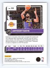 تحميل الصورة إلى عارض المعرض، 2022-23 Donruss Optic Anthony Davis #122 Los Angeles Lakers - walk-of-famesports