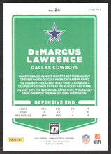 تحميل الصورة إلى عارض المعرض، 2021 Panini Donruss Optic DeMarcus Lawrence Holo Prizm #24 Dallas Cowboys