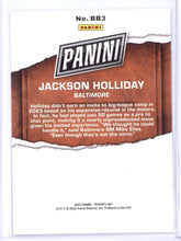 将图片加载到图库查看器,JACKSON HOLLIDAY 2023 PANINI FATHER'S DAY PURPLE /25 #BB3 BALTIMORE ORIOLES