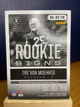 تحميل الصورة إلى عارض المعرض، 2021 Panini Illusions Trevon Moehrig Rookie Signs Auto #RS-TM Las Vegas Raiders