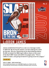 将图片加载到图库查看器,2020-21 Panini NBA Hoops LeBron James Slam #2 Cleveland Cavaliers