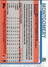 将图片加载到图库查看器,2019 Topps Chrome Sapphire Mike Montgomery #502 Chicago Cubs