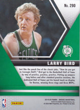 将图片加载到图库查看器,2019-20 Panini Mosaic #290 LARRY BIRD Hall of Fame Celtics