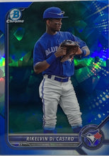 تحميل الصورة إلى عارض المعرض، 2022 Bowman Chrome Sapphire Rikelvin De Castro Rc #BCP-25