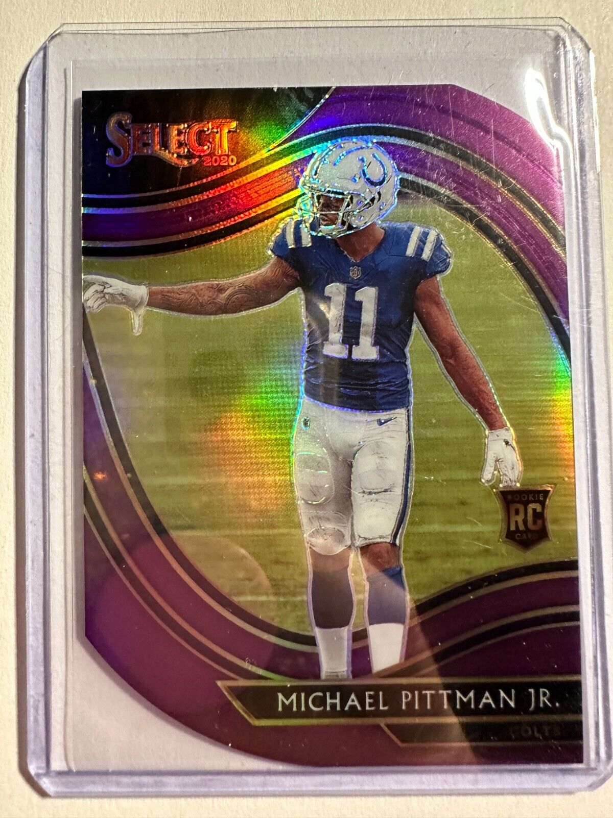 2021 Panini Certified MICHAEL PITTMAN JR GREEN Materials Jersey Patch #4/5  COLTS