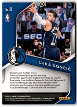 تحميل الصورة إلى عارض المعرض، 2020-21 Panini Prizm Dominance #18 LUKA DONCIC Dallas Mavericks