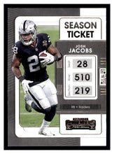 تحميل الصورة إلى عارض المعرض، 2021 Panini Contenders Josh Jacobs Las Vegas Raiders #59