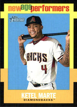 将图片加载到图库查看器,2020 Topps Heritage New Age Performers #NAP8 Ketel Marte ARIZONA DIAMONDBACKS